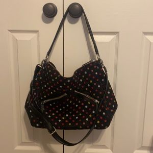 Vera Bradley Vivian Hobo Havana Dots